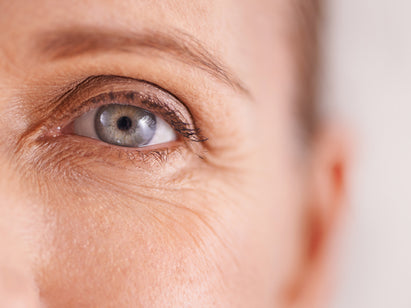 woman's eye