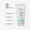 Hvit klemflaske med Green People Fruit Scrub Exfoliator, vist med organiske sertifiseringslogoer og fremheving av nøkkelingredienser.