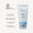 En hvit tube med Green People Purifying Face Mask står ved siden av nøkkelingrediensfordelene som trekull, leire og eukalyptus.