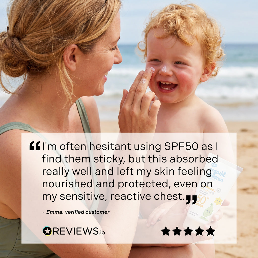 Organic Children Scent Free Sunscreen SPF50+ 150ml