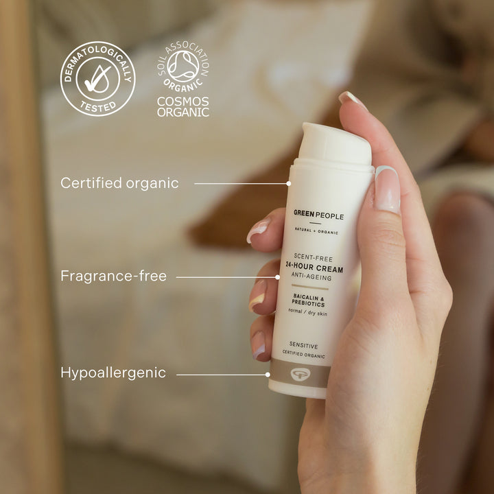 Uten parfyme 24-Hour Cream | Parfymefri fuktighetskrem for