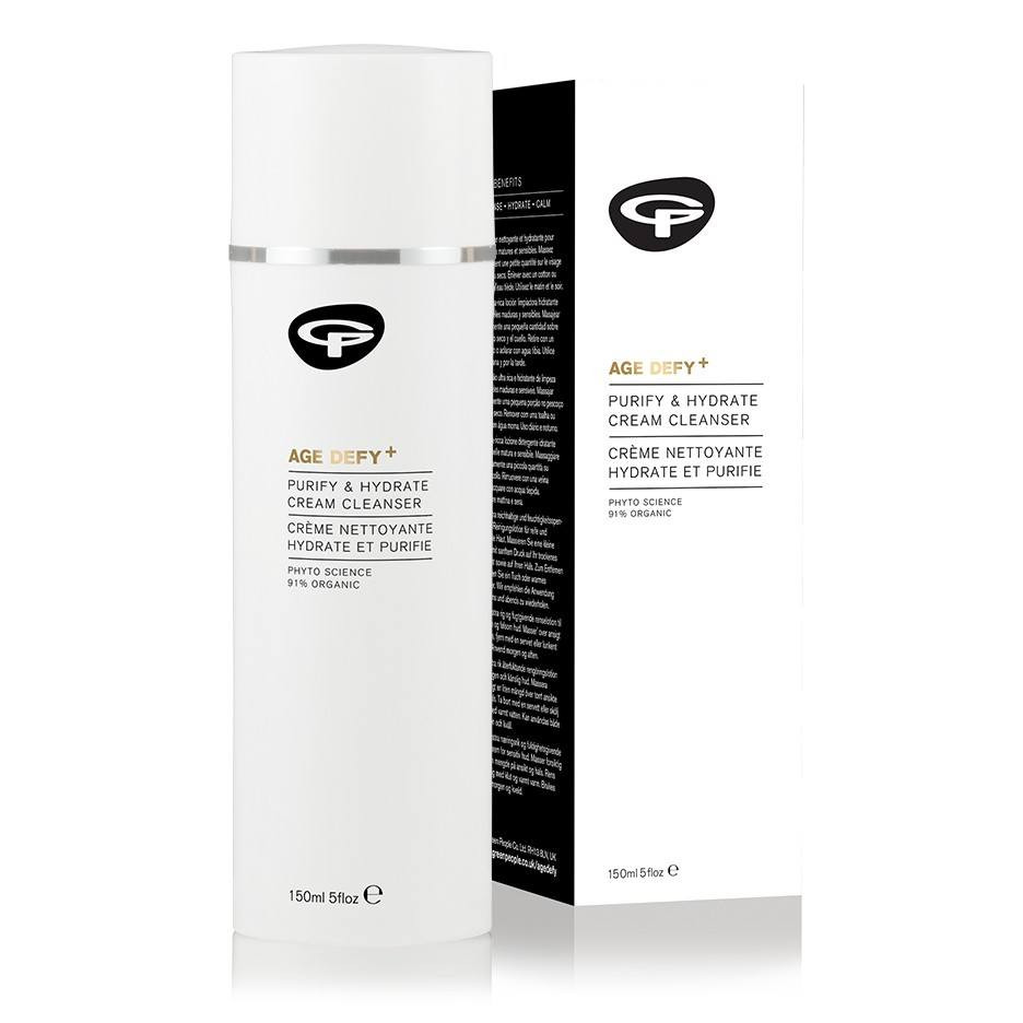 Green People Age Defy+ Purify and Hydrate Cream Cleanser (150 ml)